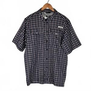 Habit Men's Short Sleeve Shirt Medium UPF 40+ Pockets Vented 360 Fishing Outdoor